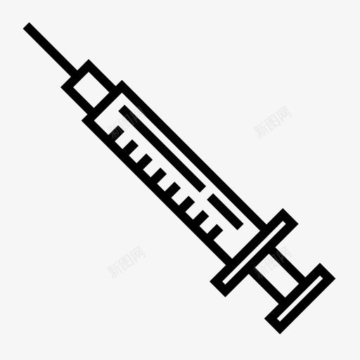 注射医疗针头图标svg_新图网 https://ixintu.com 医疗 卡通 治疗 注射 注射器 疫苗 科学 针头