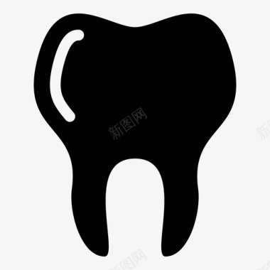 牙齿牙医牙纹图标图标
