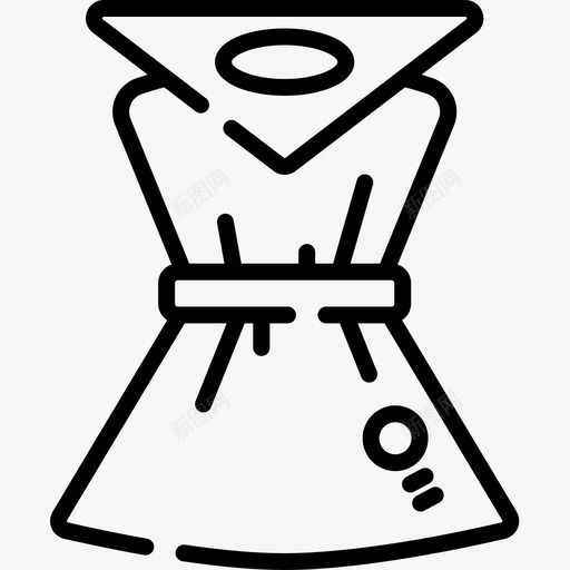 连衣裙未来世界2直线型图标svg_新图网 https://ixintu.com 未来世界 直线 线型 连衣裙