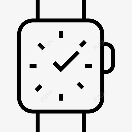 智能手表时钟设备图标svg_新图网 https://ixintu.com 大纲 手表 时钟 时间 智能 设备 集合