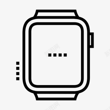 苹果手表智能手表科技图标图标