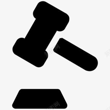 拍卖司法诉讼图标图标