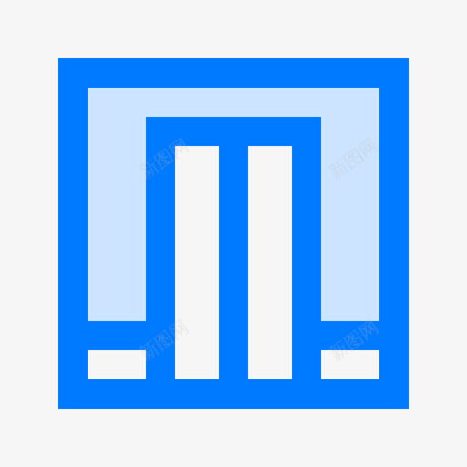 电梯建筑师3蓝色图标svg_新图网 https://ixintu.com 建筑师3 电梯 蓝色
