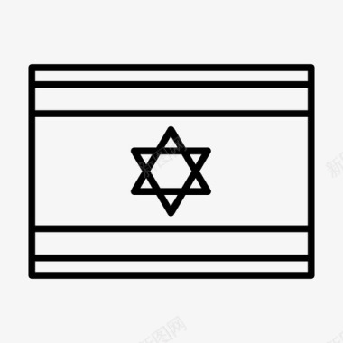 以色列国旗国家国旗图标图标