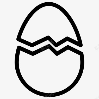 碎鸡蛋鸡蛋乳制品图标图标