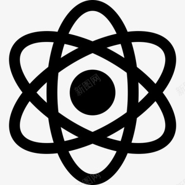 原子核能充满图标图标
