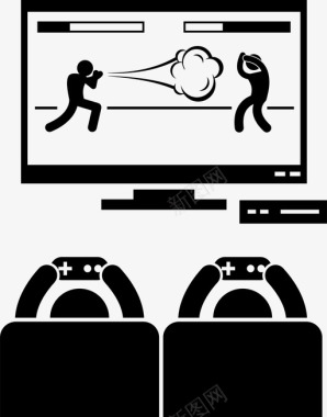 玩电子游戏玩家游戏图标图标