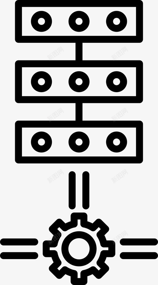 路由器装备设置图标svg_新图网 https://ixintu.com 装备 设置 路由器