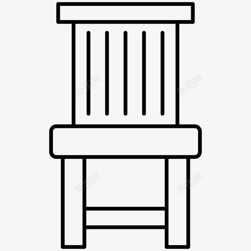 椅子家具家居家具图标svg_新图网 https://ixintu.com 图标 家具 家居 椅子 轮廓