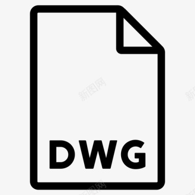 dwg格式文件文件格式图标图标