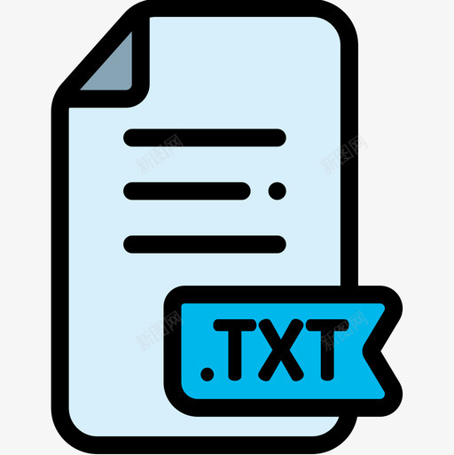 Txt文件和文件37线性颜色图标svg_新图网 https://ixintu.com Txt 文件 线性 颜色