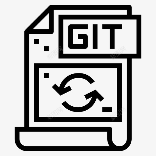 git文档文件图标svg_新图网 https://ixintu.com git 文件 文档 格式