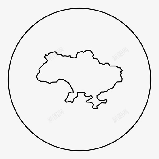 乌克兰地图波罗的海欧洲图标svg_新图网 https://ixintu.com 乌克兰地图 基辅 欧洲 波罗的海