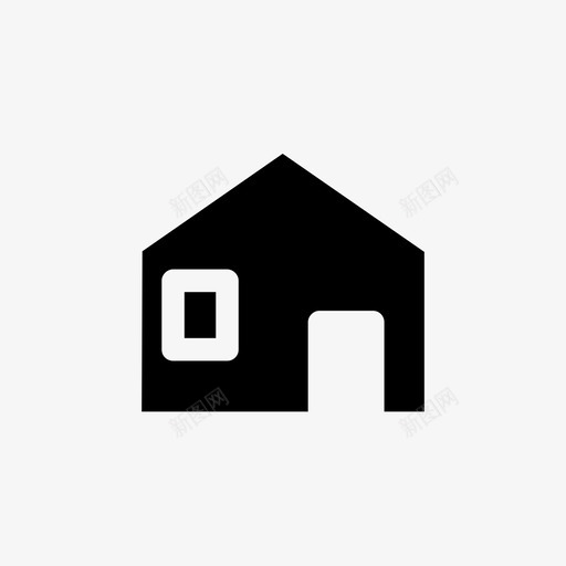 家家按钮房子图标svg_新图网 https://ixintu.com 保险箱 房子 按钮