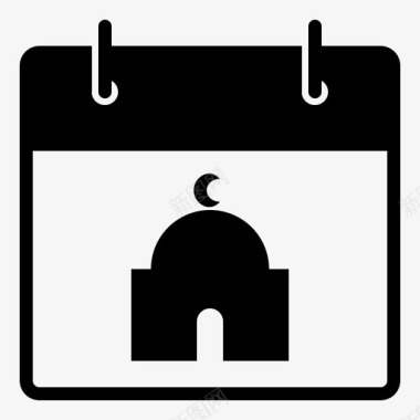 伊斯兰教历法穆斯林回教图标图标