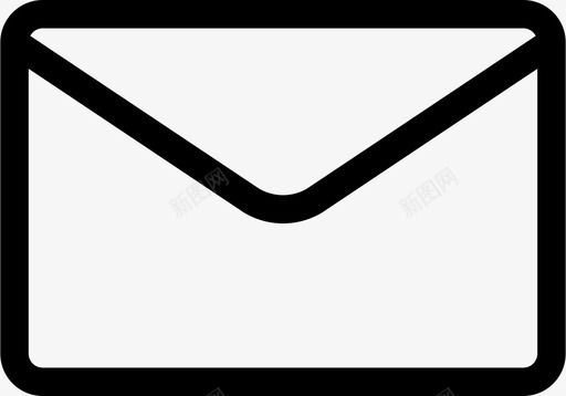 收件箱电子邮件信封图标svg_新图网 https://ixintu.com 信件 信封 收件箱 电子邮件