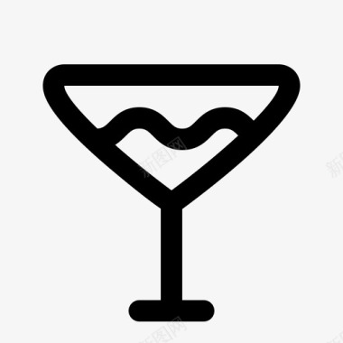 马提尼酒饮料果汁图标图标
