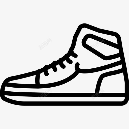 运动鞋八十年代13直线型图标svg_新图网 https://ixintu.com 八十年代13 直线型 运动鞋