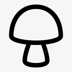 贝罗蘑菇食品木耳图标高清图片