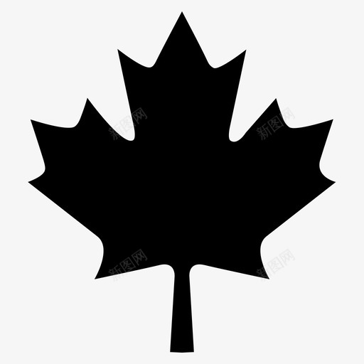 枫叶加拿大国家图标svg_新图网 https://ixintu.com 加拿大 国家 枫叶 自然