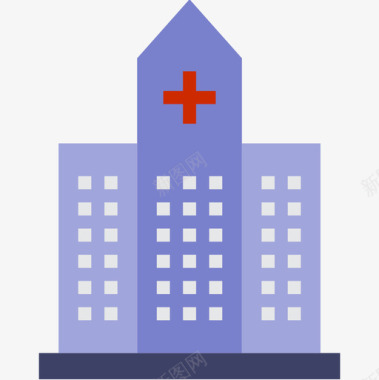 医院卫生保健19公寓图标图标