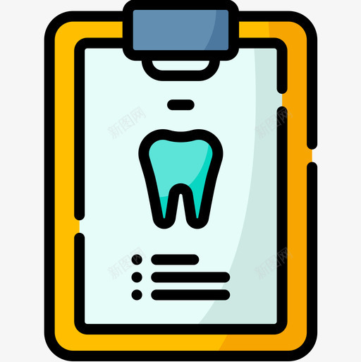 注释牙医和牙科护理6线性颜色图标svg_新图网 https://ixintu.com 护理 注释 牙医 牙科 线性 颜色