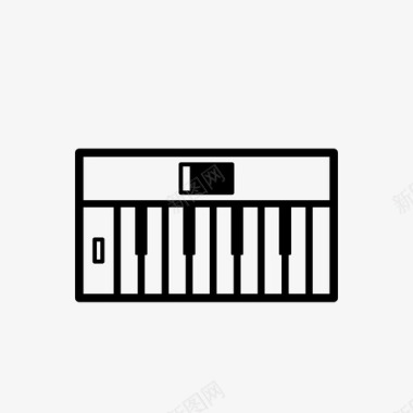 键盘钢琴艺术乐器图标图标
