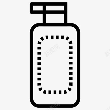手洗瓶子液体图标图标