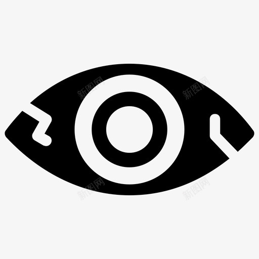 眼睛身体部位眼睛护理图标svg_新图网 https://ixintu.com 器官 心脏病发作字形图标 疾病 眼睛 眼睛护理 眼科 糖尿病 身体部位