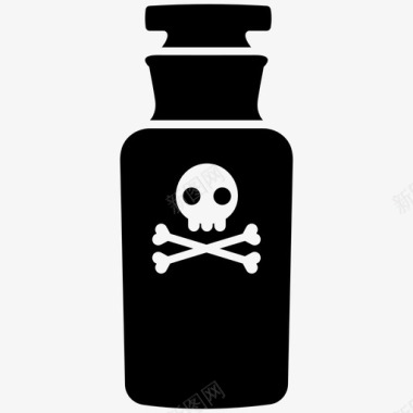 海盗朗姆酒酒瓶酒精饮料图标图标