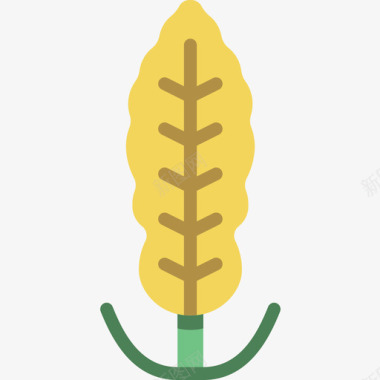 胡椒植物3扁平图标图标