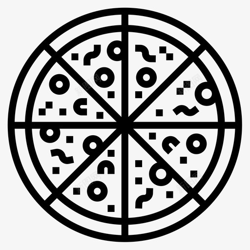 披萨外卖24直系图标svg_新图网 https://ixintu.com 外卖 披萨 直系