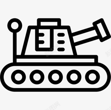 坦克士兵3直线型图标图标