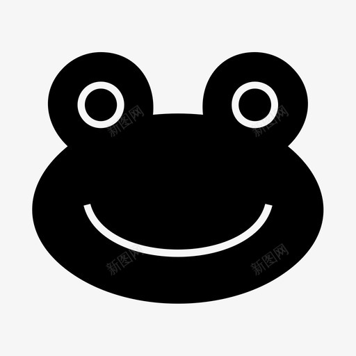 青蛙动物动物群图标svg_新图网 https://ixintu.com 动物 动物群 宠物 青蛙