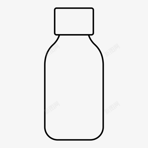 瓶瓶装饮料图标svg_新图网 https://ixintu.com 新鲜 瓶装 饮料