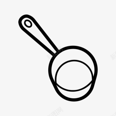 量杯厨房器具图标图标