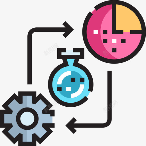 分析分析17线性颜色图标svg_新图网 https://ixintu.com 分析 线性 颜色