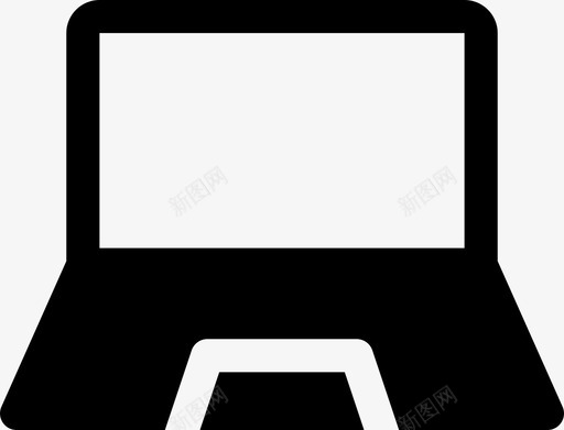 笔记本电脑电脑屏幕图标svg_新图网 https://ixintu.com 屏幕 电脑 笔记本电脑 网络填充 触控板