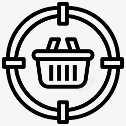 概念消费者目标市场行为商业图标高清图片