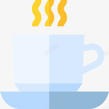 咖啡杯20号咖啡厅平的图标图标