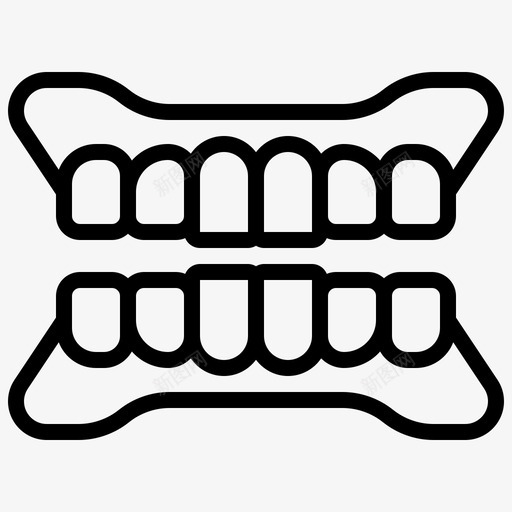 假牙牙科牙科护理图标svg_新图网 https://ixintu.com 假牙 牙医 牙科 牙科护理 牙齿
