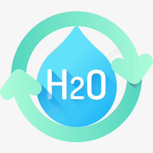 H2o生态162颜色图标svg_新图网 https://ixintu.com H2o 生态 颜色