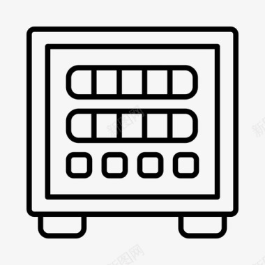 保险箱银行保险箱保安服务图标图标