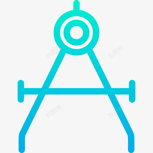 罗盘教育和学校5梯度图标svg_新图网 https://ixintu.com 学校 教育 梯度 罗盘