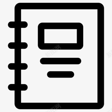 日记议程书图标图标