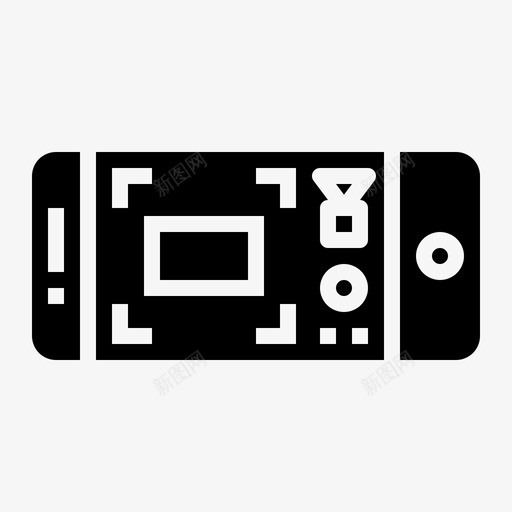 摄像头手机智能手机图标svg_新图网 https://ixintu.com 手机 技术 摄像头 智能手机
