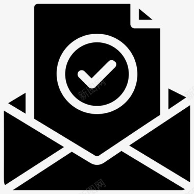 电子邮件验证器商业文档简历图标图标