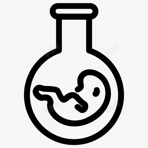 胚胎培养遗传学研究生殖测试图标svg_新图网 https://ixintu.com 图标 培养 测试 瓶内 生殖 研究 精子 线图 胚胎 试管婴儿 遗传学
