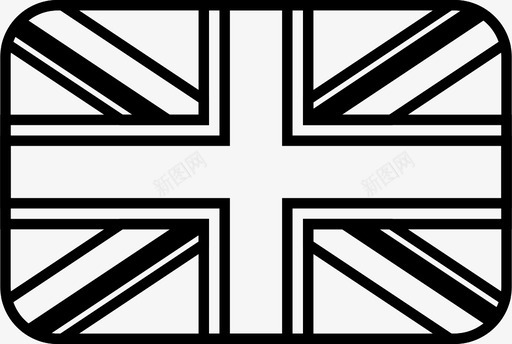 英国国旗gbr国家图标图标
