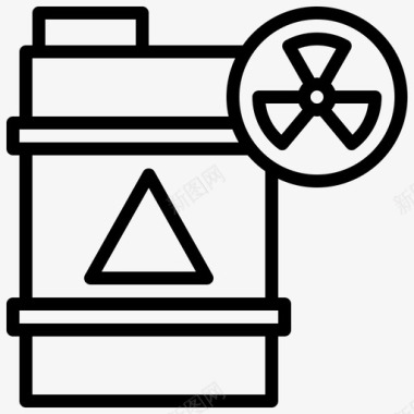 危险废物桶化工图标图标